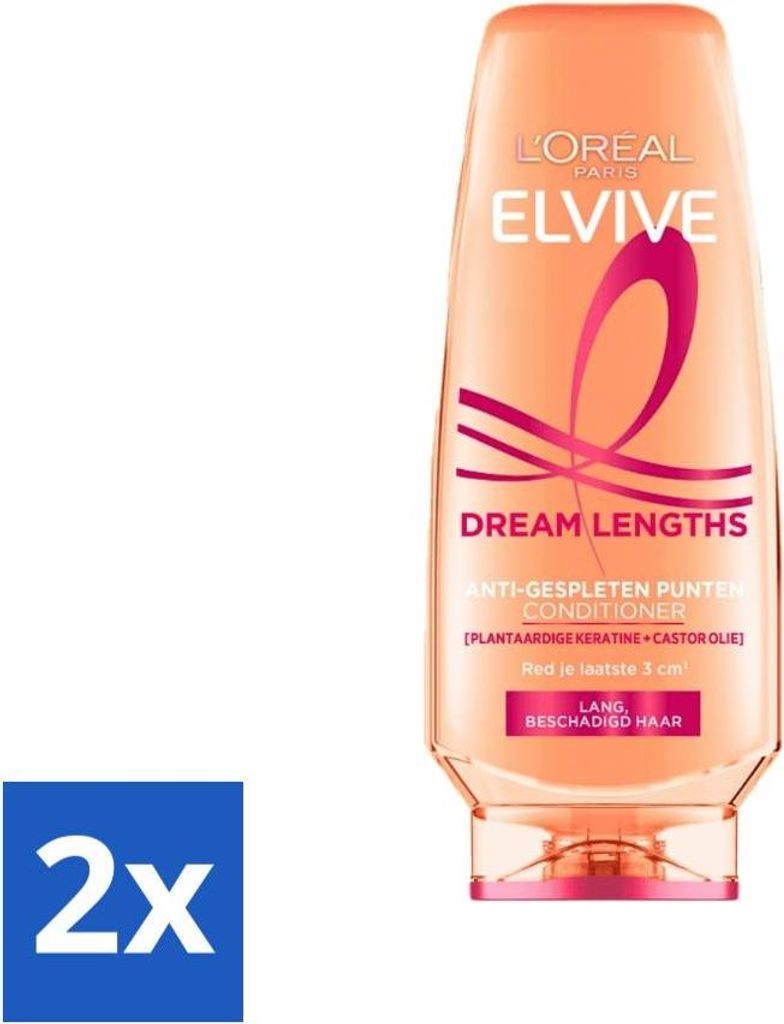 L'Oréal Elvive Dream Lengths Conditioner 200 ml - Vorteilspack - 2 Stücke
