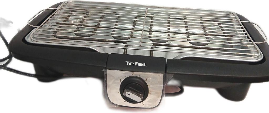 Tefal BG921812, Grill, Wagen, Feuerrost, Schwarz, Produktbild 