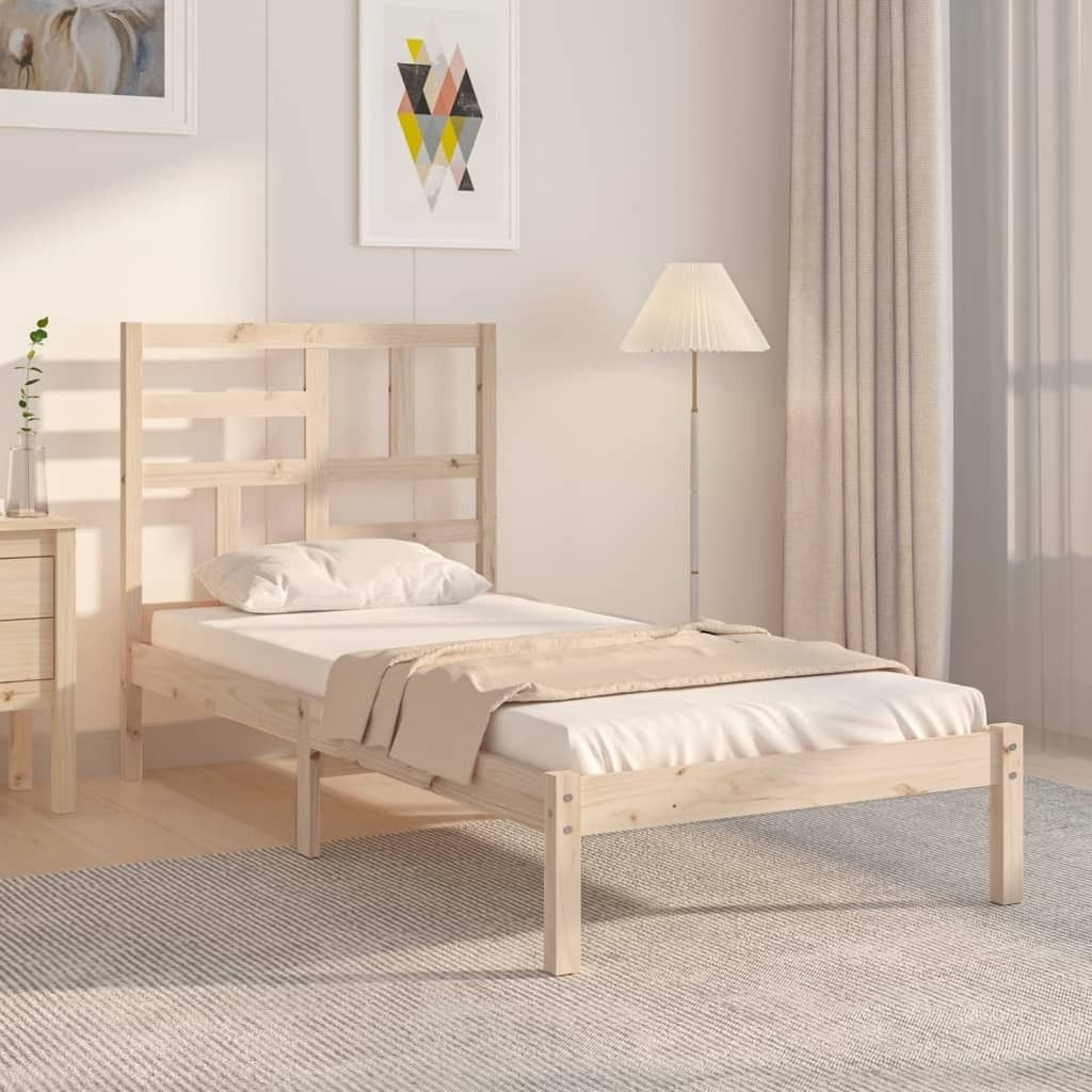 Maison Exclusive - Massivholzbett 75x190 cm