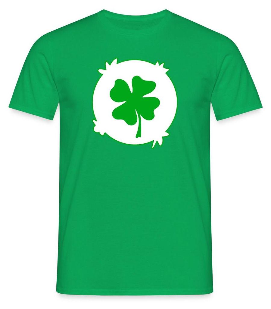 Spreadshirt Bärchi Glücksbär Glück Grün Karneval Männer T-Shirt, 4XL, Kelly Green
