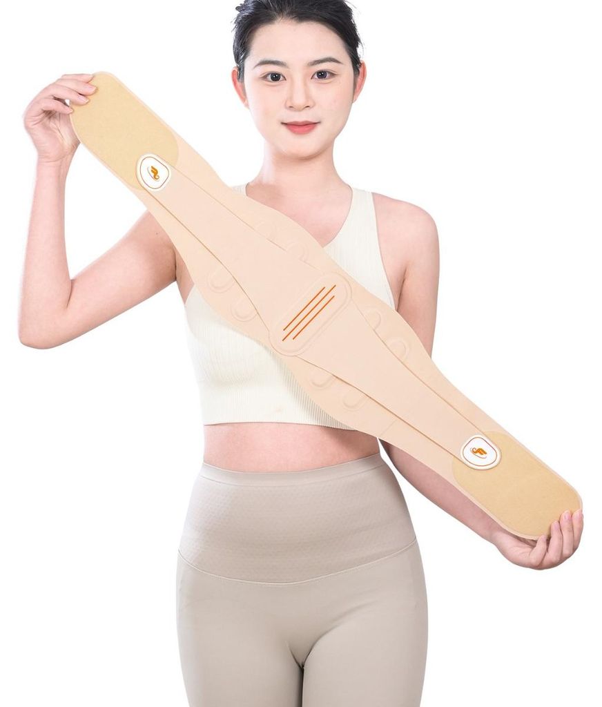 INF Elasthan Lendenstützgürtel atmungsaktiv für Yoga Sommer 5-Wirbel 1 Stück XL