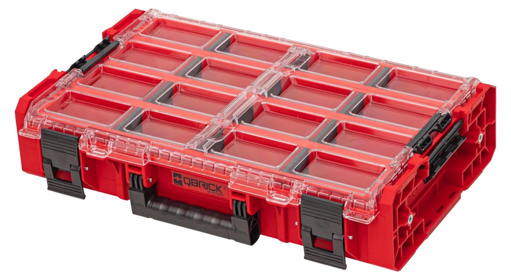 Qbrick System ONE Organiser XL 2.0 Long Bin RED ULTRA HD Produktbild 
