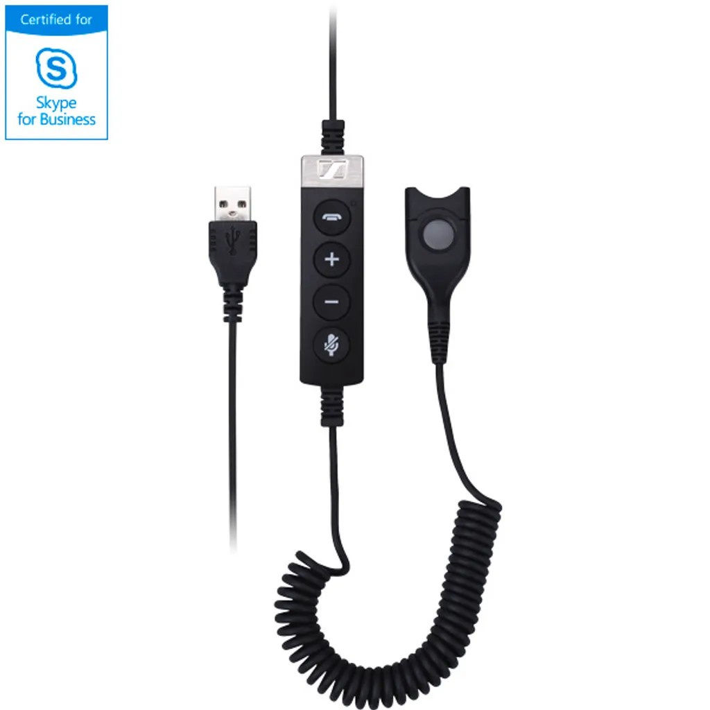Sennheiser Câble USB-ED CC 01 MS pour micro-casques de bureau certifié