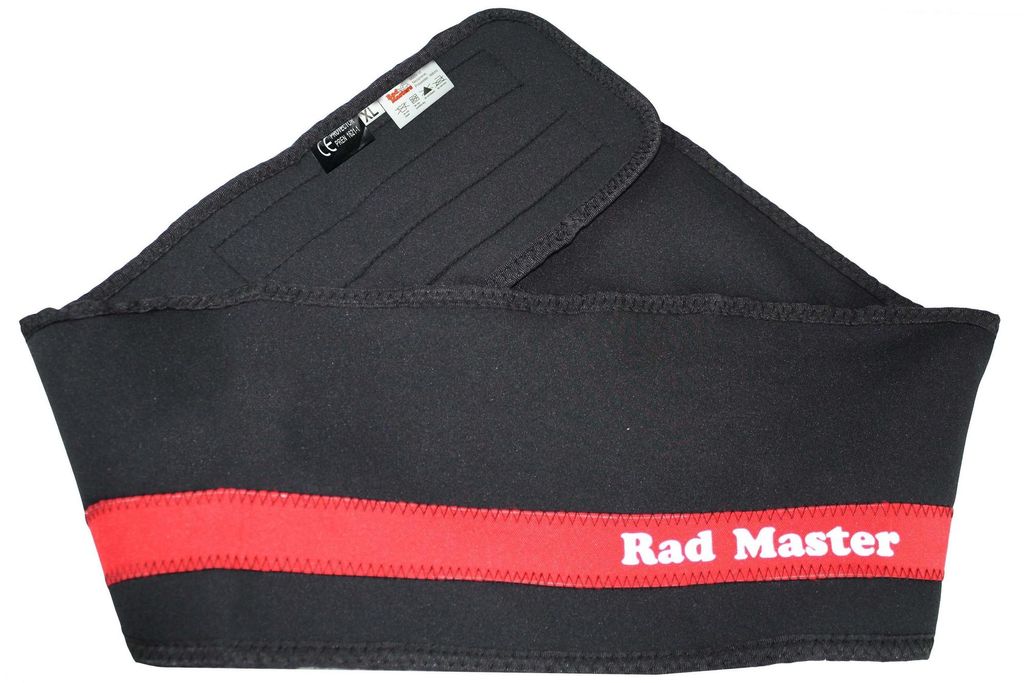 RadMasters, Nierengurt Nierenwärmer Rückenprotektor Rot/Schwarz, Größe:S
