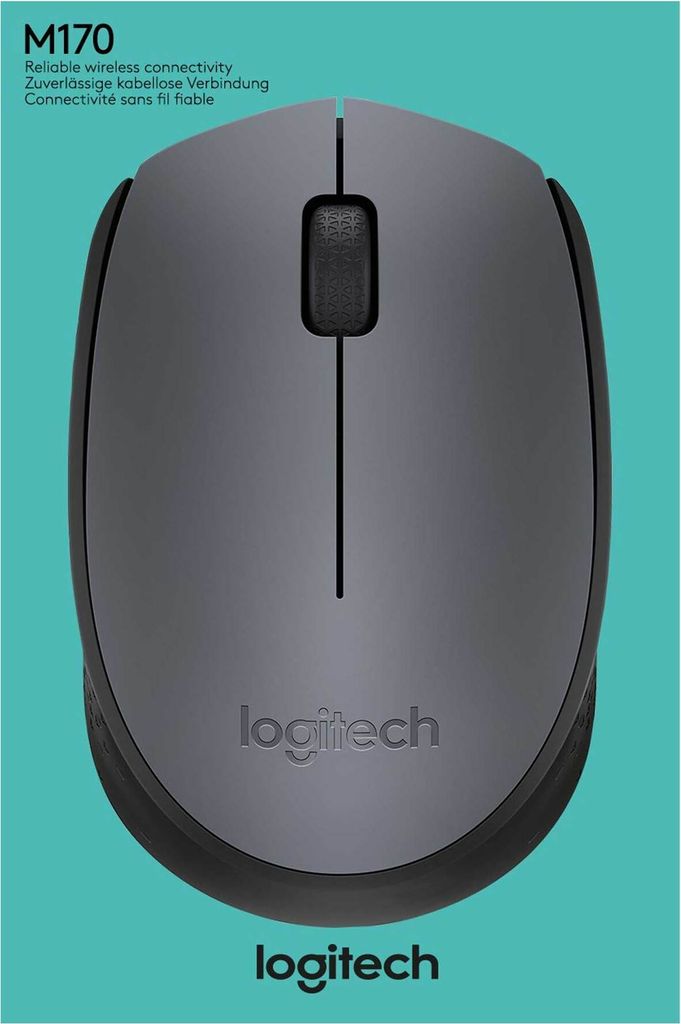 Logitech M170 Wireless, Maus, (für Links- und Rechtshänder, Produktbild 