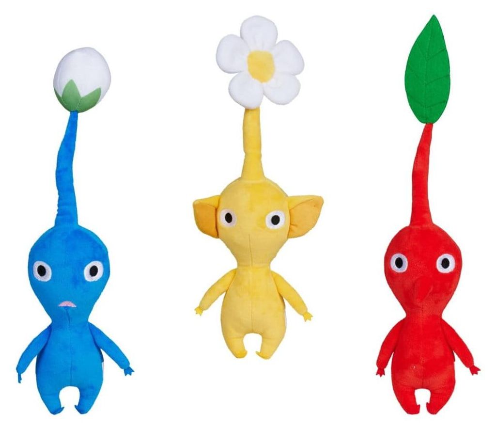 Nintendo Pikmin Plüschfiguren Sortiment (3) 20 cm Produktbild 