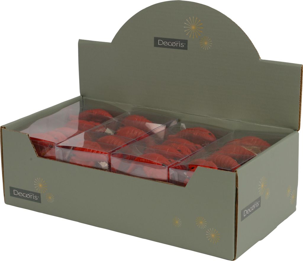 Tischdeckenbeschwerer Hummer 6x3x2cm Keramik 4er Set Rot Produktbild 