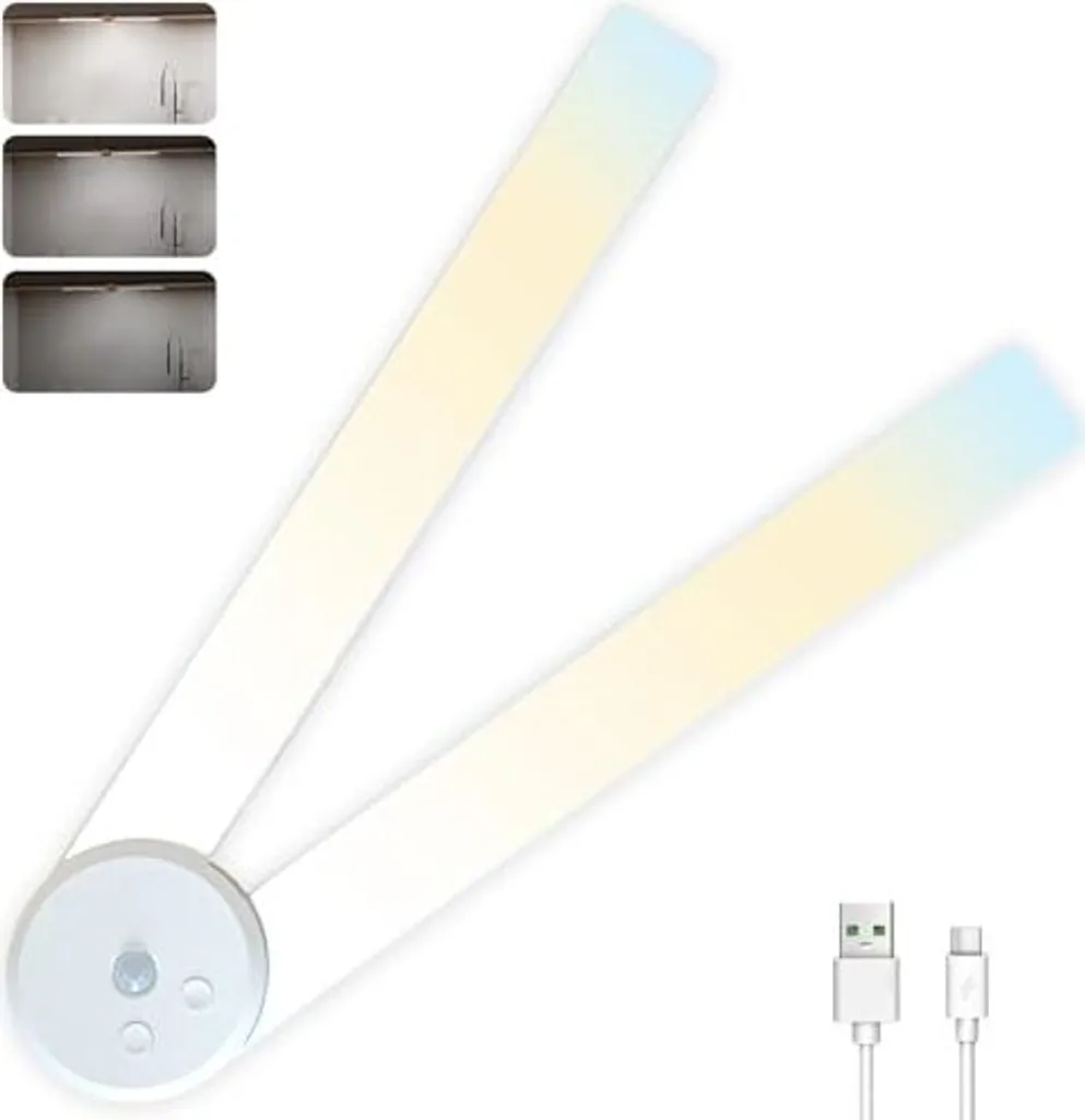 Illuminazione Mobile LED 60cm Sensore PIR Dimmerabile Ricaricabile