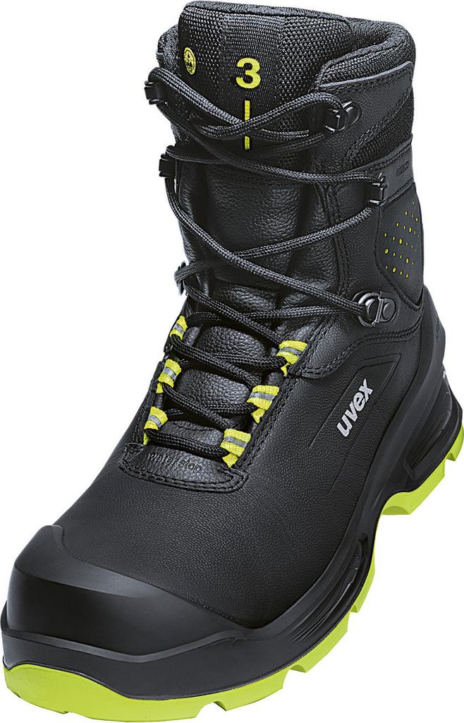 Uvex 3 Sicherheitsstiefel S3 nach EN ISO 20345:2022 S3 ESD FO CI SC SR Größe 45