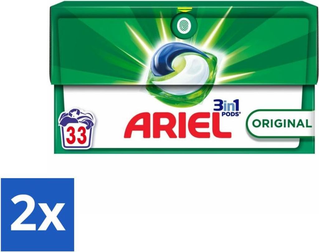 Ariel - 3in1 Waschmittel-Pods - Original - 33 Pods - Produktbild 