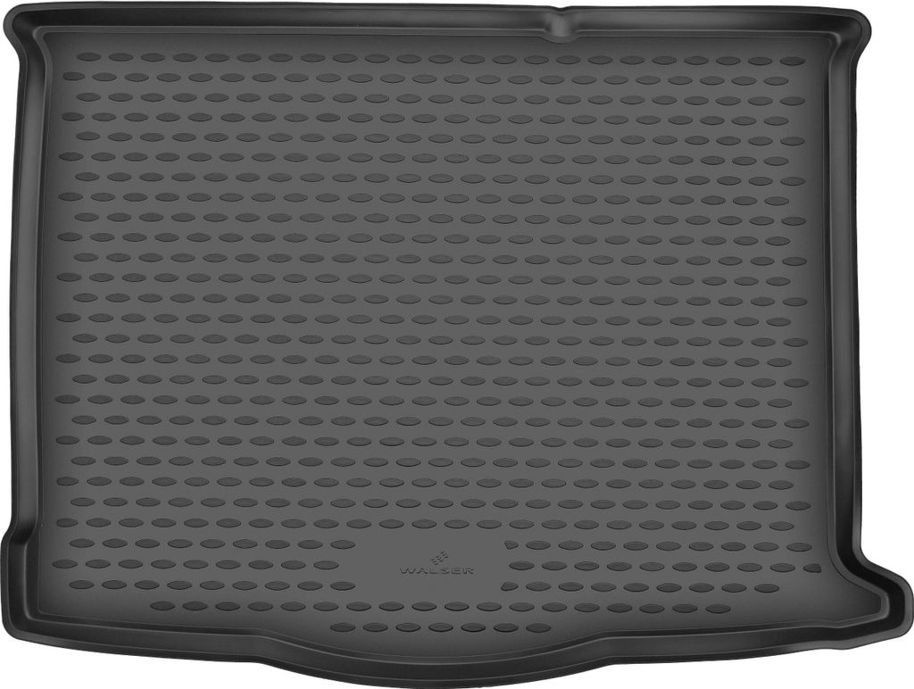 WALSER XTR Kofferraumwanne für Ford Focus IV (Focus 4) 2018-Heute, mit Reserverad in Originalgröße, 100% passgenaue Antirutschmatte Auto, Gummim...