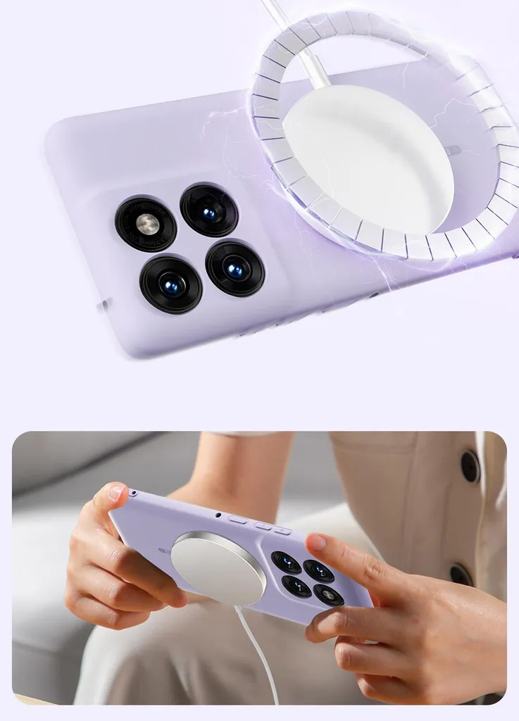 Cover MagSafe Motorola Edge 60/60s: Silicone Anti-Shock Blu - 4