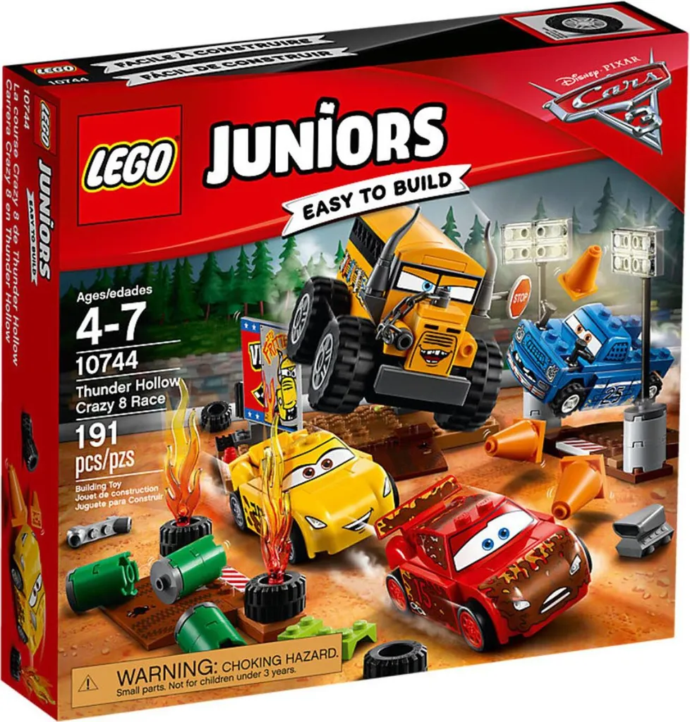 LEGO 10744 Thunder Hollow avec voitures Flash McQueen et Cruz Ramirez