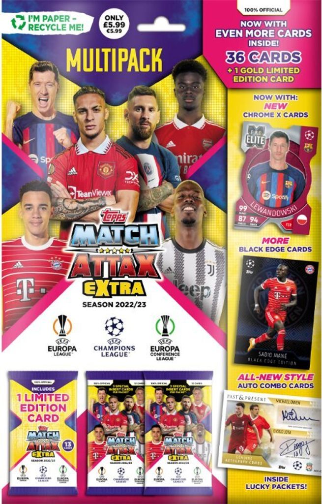 Topps - Champions League EXTRA 2022/23 - Cartes à Image du produit 
