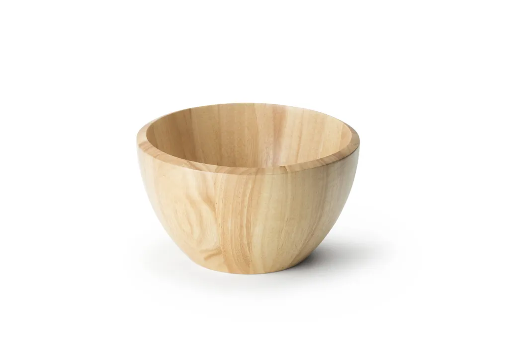 Insalatiera Professionale Continenta 3274 | Legno di Gomma Ø 25x14,5 cm
