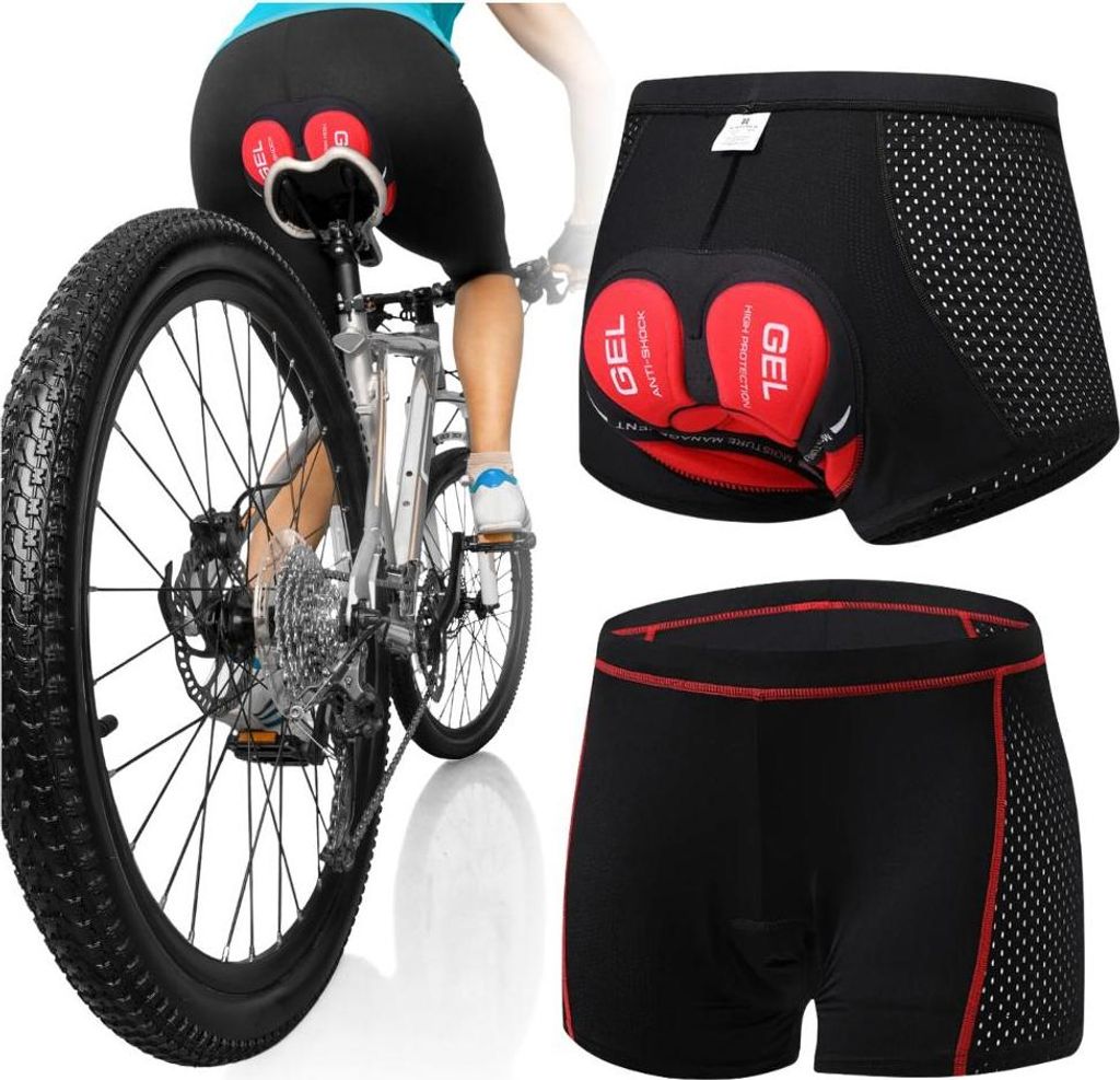 Pánske MTB cyklistické šortky s gélovou vložkou na jazdu, Obrázok produktu 