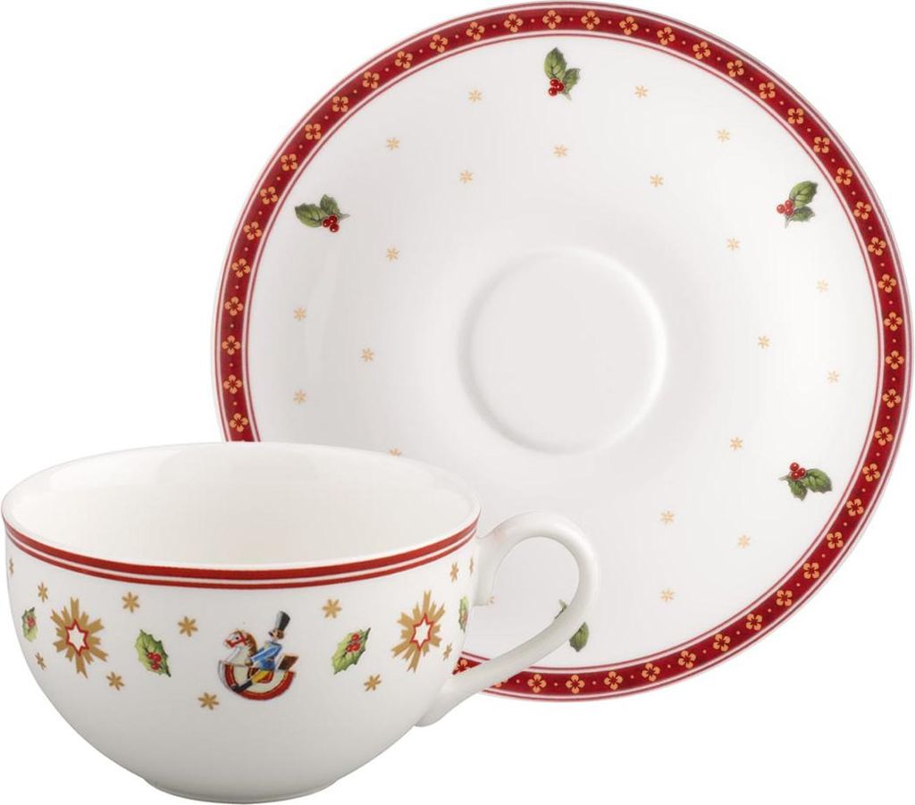 Villeroy & Boch Toy's Delight Kaffeetasse mit Untertasse 170 ml Weiß (rund)