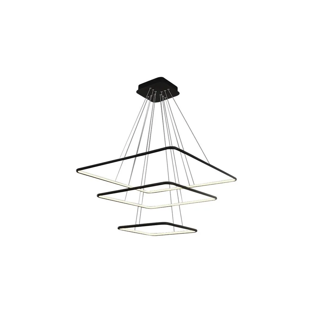 Grand Lustre Design LED NIX pour Salon et Salle à Manger - Métal 117W 120cm