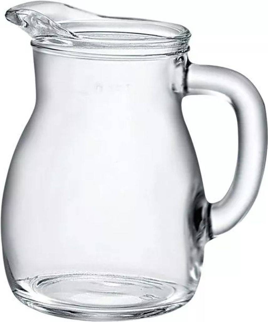 Caraffa In Vetro KOOP Da 1 Litro, Con Manico E Beccuccio, Lavabile In Lavastoviglie