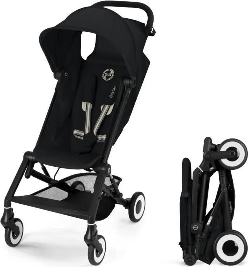Cybex Agis Poussette Bébé Noir One Size Idéale pour le Voyage et Ville