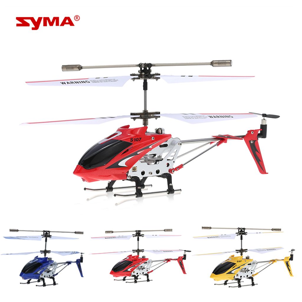 RC Hubschrauber Helicopter SYMA S5H Hover-Funktion 3-Kanal Infrarot ROT Gyro 