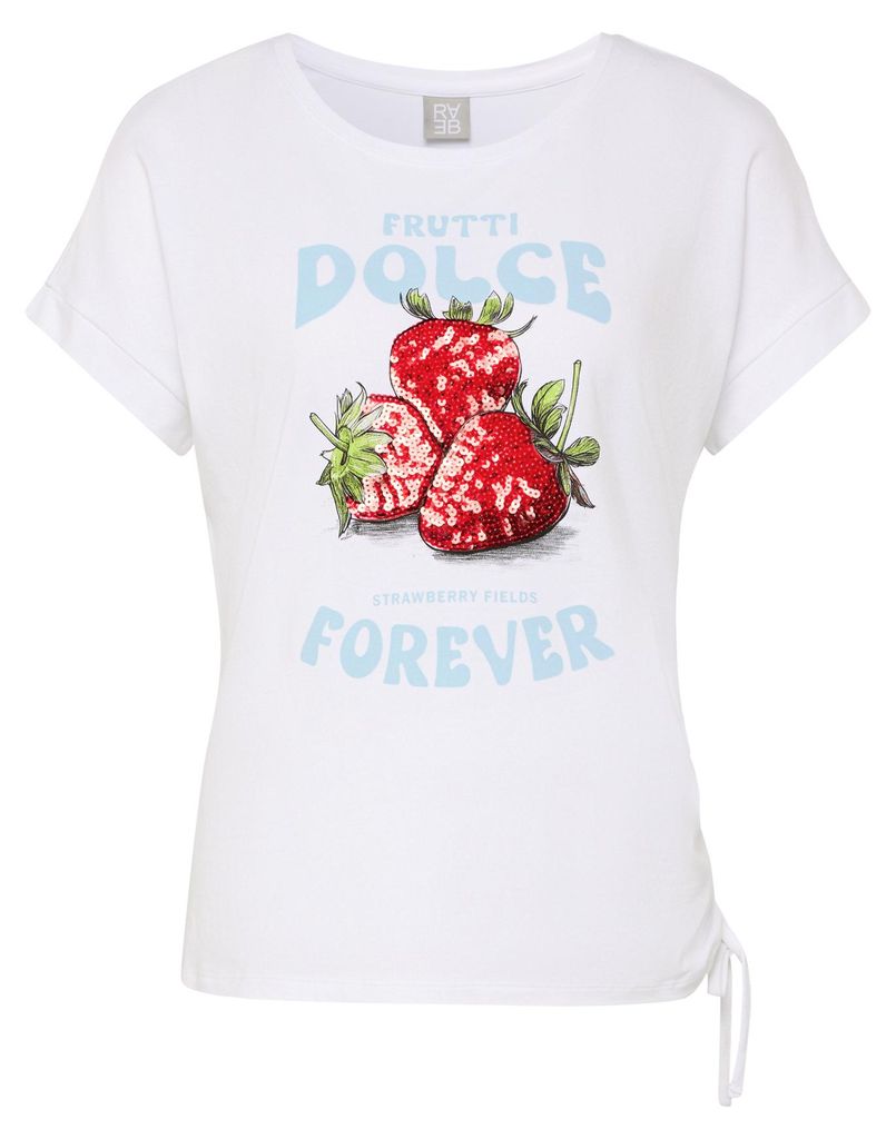 Rabe T-Shirt in Weiß 52