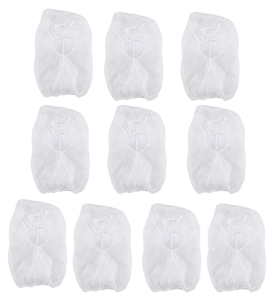 5/10/15 Stück Einweg-Bartnetz, Haarnetz, Vollgesichtshaube, Unisex, Universal, für Gastronomie und Küche, aus Vliesstoff