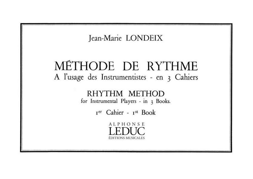 Méthode de rythme vol.1 a l'usage des instrumentistes (en/fr)