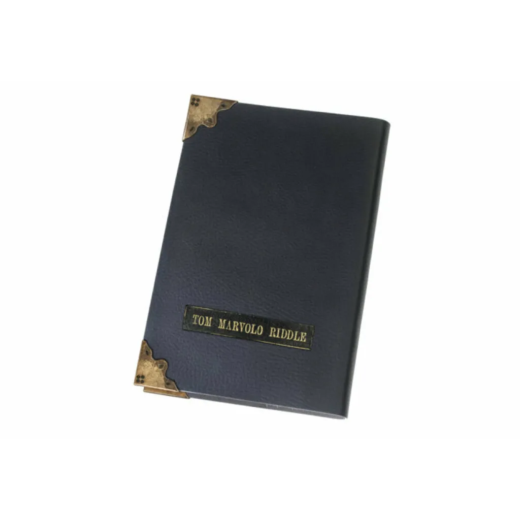 Carnet de Notes Tom Riddle - Journal Intime de Sorcier avec Coins Dorés