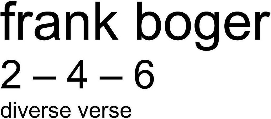 2-4-6 diverse Verse
