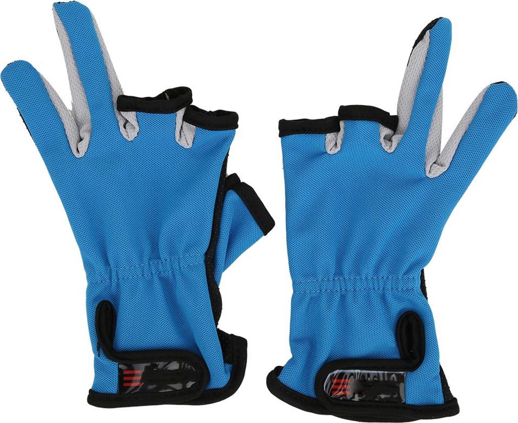 Atmungsaktive, schweißabsorbierende 3-Finger-Angelhandschuhe für alle Jahreszeiten
