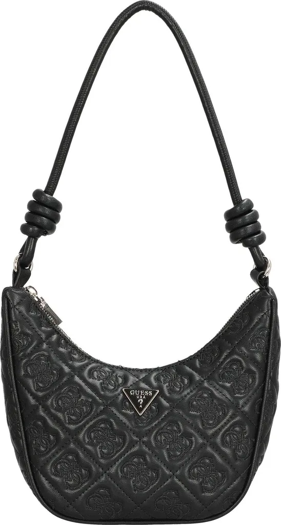 GUESS Borsa a Tracolla Adelasia Black: Eleganza 4G e Praticità Quotidiana