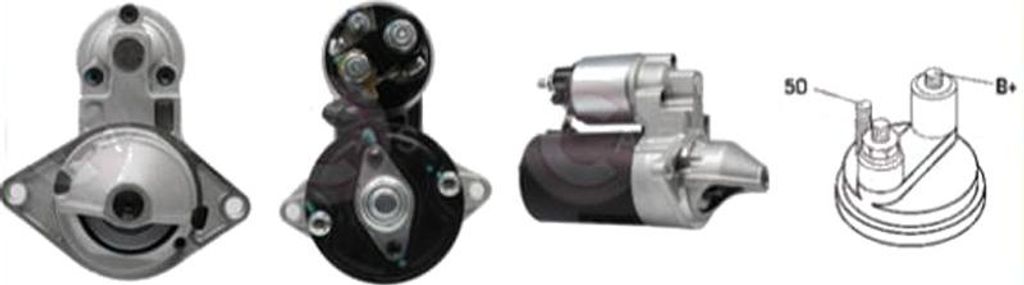 CASCO CST10202AS Starter Anlasser 1,10kW für OPEL Astra G CC (T98) 12V