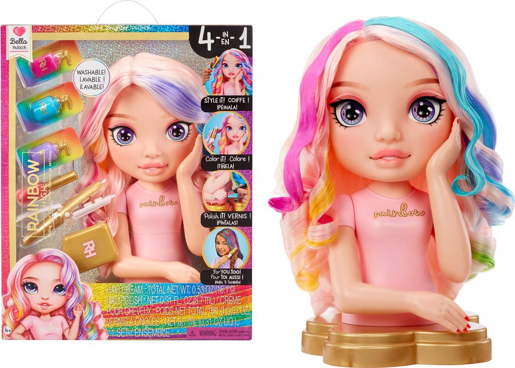 Jeu de tête de maquillage Rainbow High, tête de maquillage Image du produit 