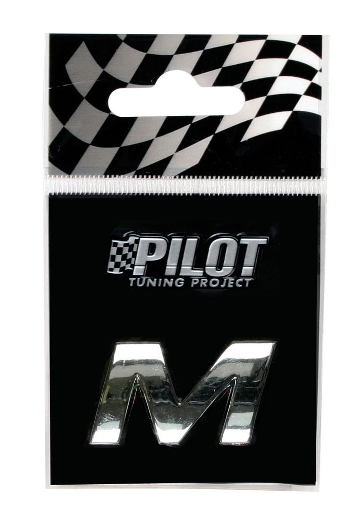 3D Letters Type-1 18 mm, Buchstabe:M