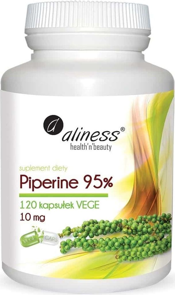 Aliness Piperin 95% 10 mg 120 Kapseln Produktbild 