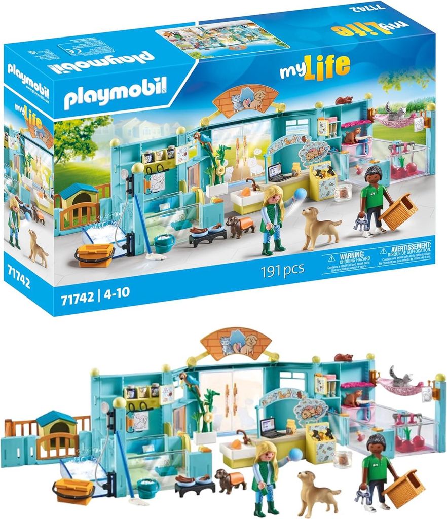 PLAYMOBIL 71742, Tierhotel, 4 Jahr(e), Mehrfarbig, Produktbild 