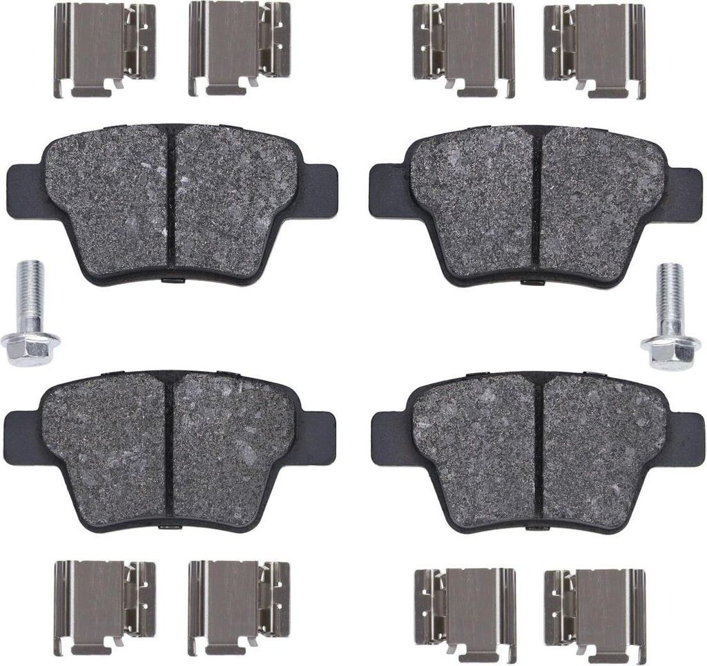 MS 13046038132N-SET-MS Bremsbeläge, Bremsklötze Hinterachse für PEUGEOT 207 Stufenheck