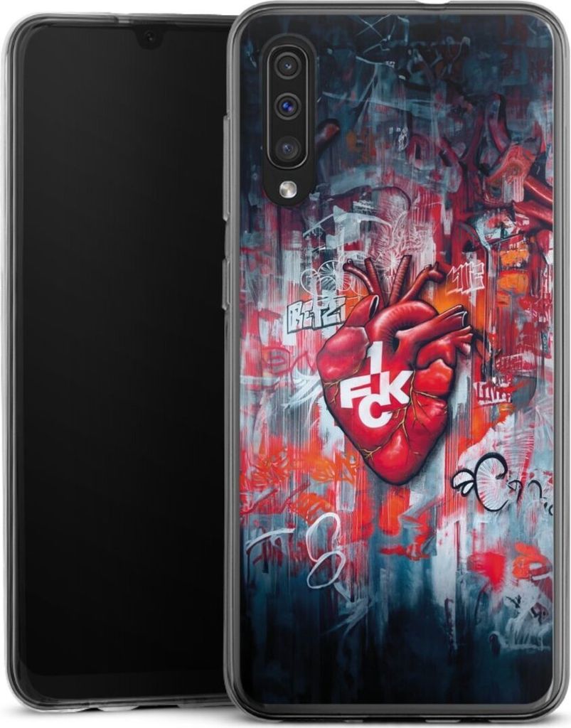 DeinDesign Handyhülle für Samsung Galaxy A30s Silikon Hülle Case Smartphone Schutzhülle 1. FC Kaiserslautern 1. FCK Herz