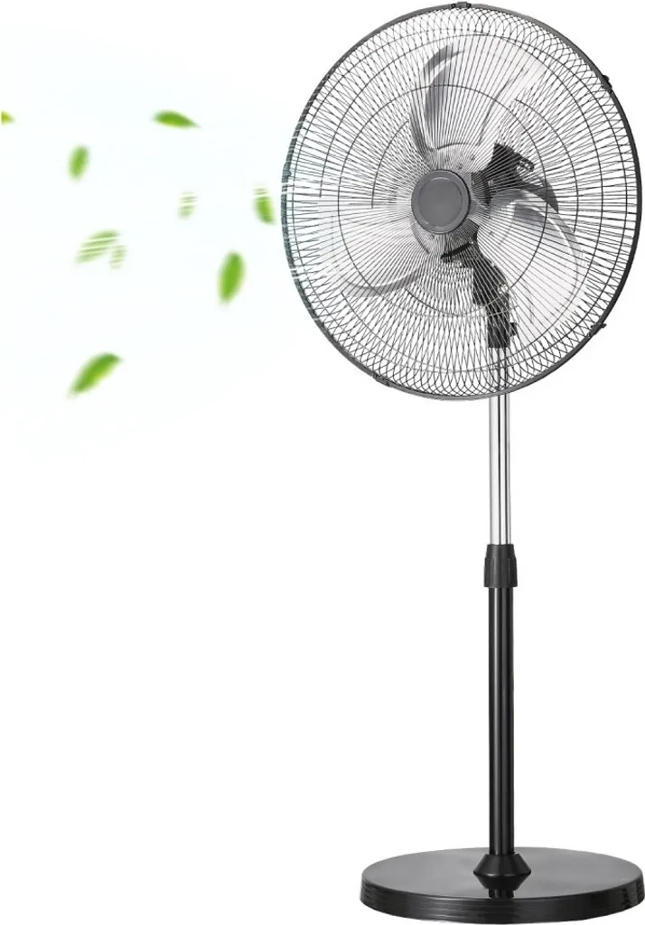 Ventilateur oscillant de grand diamètre 570mm avec pied télescopique