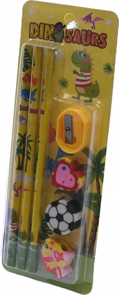 3er Set Kinder Bleistifte mit Figuren - Bunte Stifte für Schule & Malen - Schulbedarf