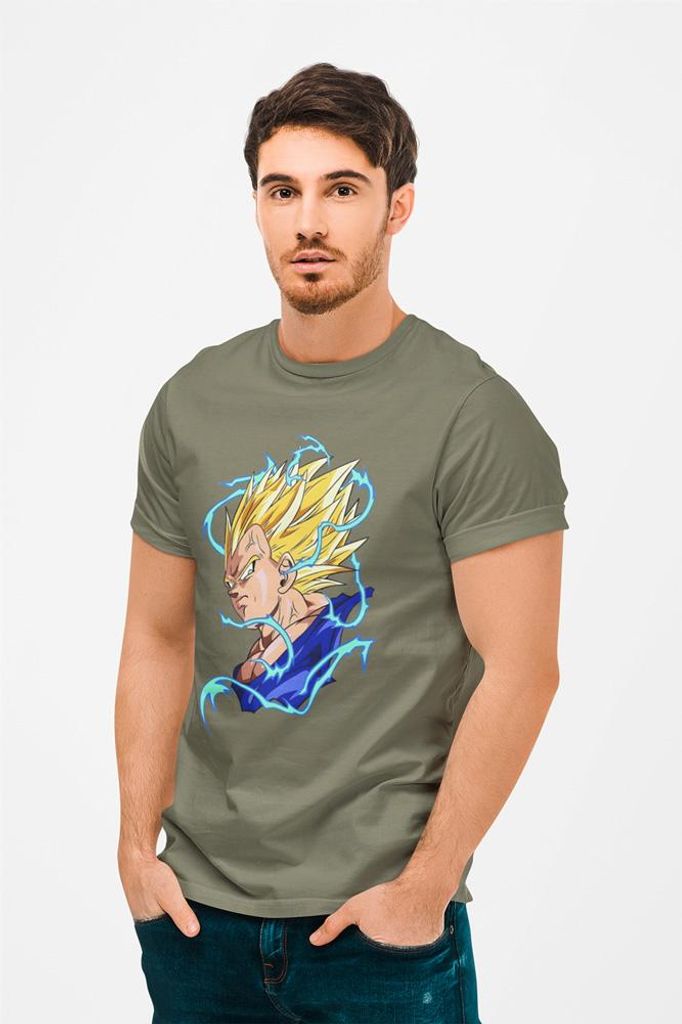 D&B Uni Polo AN00005_Dragon Ball_MilitärGrün-Größe 5XL
