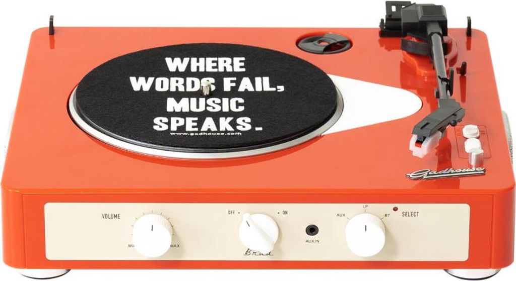 Gadhouse Brad Retro MK ll - Gramofon - Mandarynka Zdjęcie produktu 