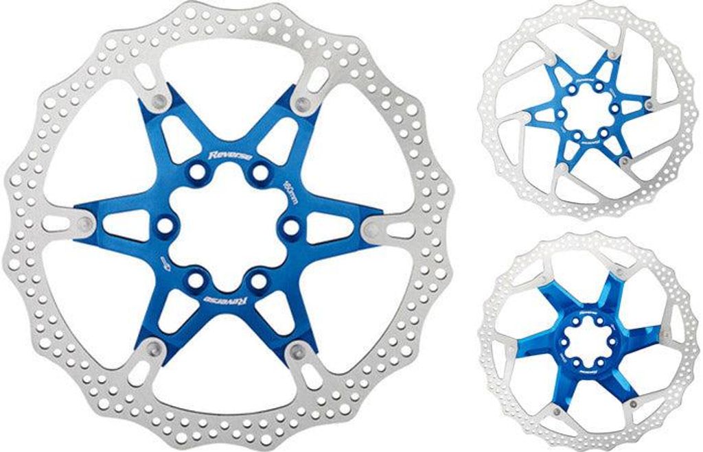 Bremsscheibe für Rückfahrbremse, Aluminium/Stahl, silberblau