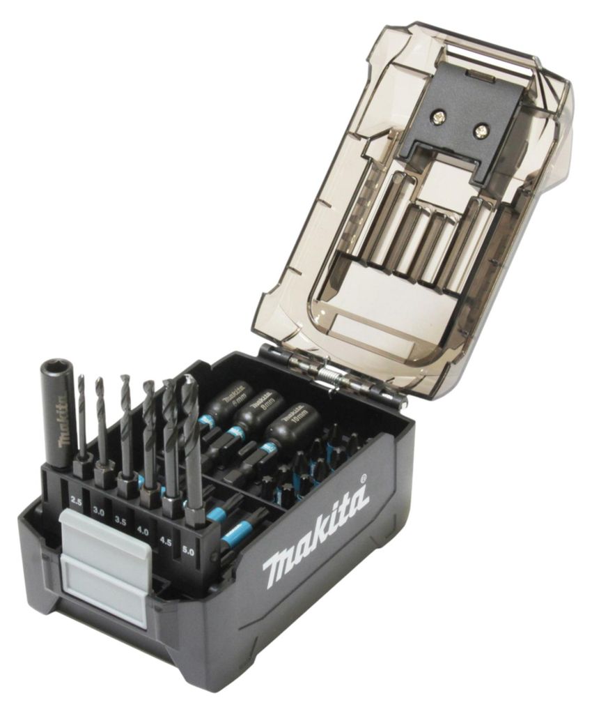 Makita Bohrer-Bit-Set 31-tlg. Impact Black, 40V max., Akkubox