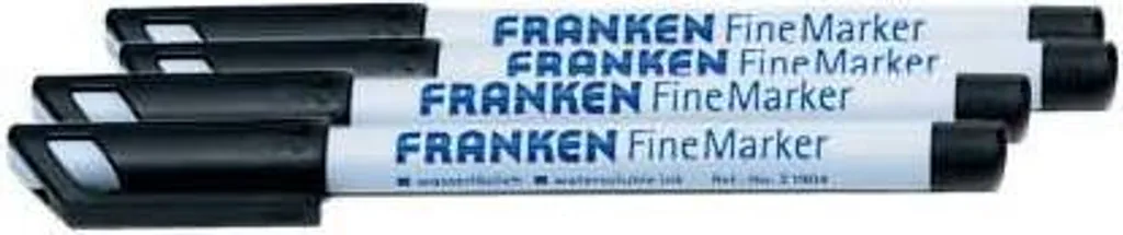 Finemarker Nero 0.7mm Confezione 4 pz - Alta Precisione e Durata