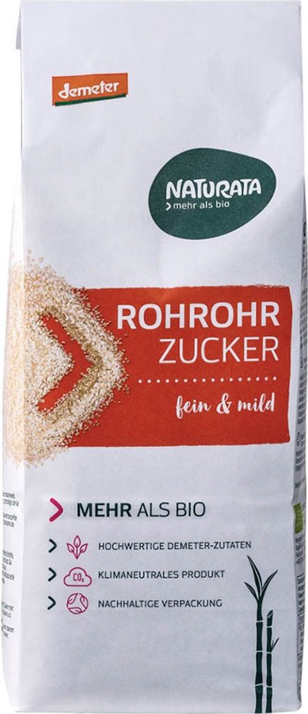 Surový třtinový cukr - jemný a jemný demeter 1kg Obrázek produktu 
