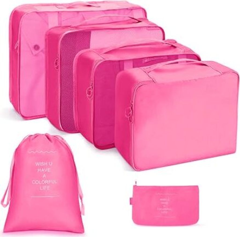 Osdue Koffer Organizer -Set, 6 Stücke, Verpackungswürfel, wasserdicht