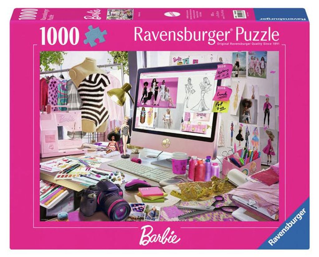 Ravensburger Jigsaw Puzzle Barbie, Mode -Ikone, 1000st.