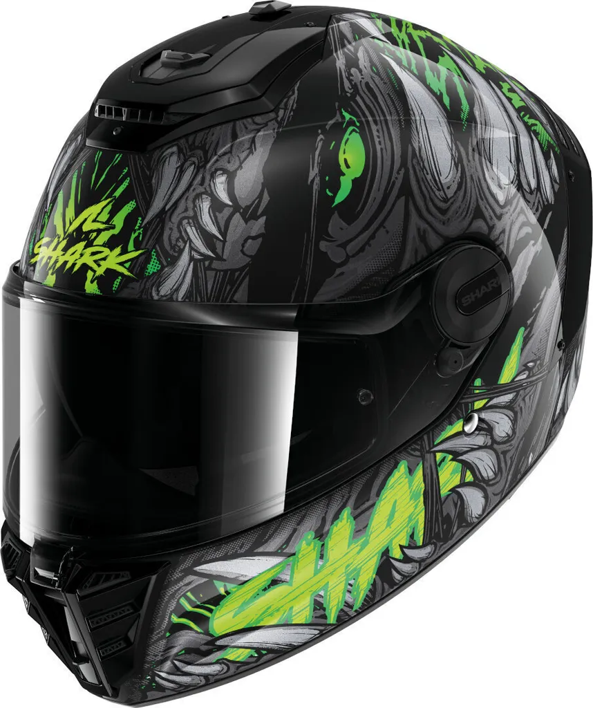 Casque intégral Shark Spartan Rs Shaytan Vert L pour moto route